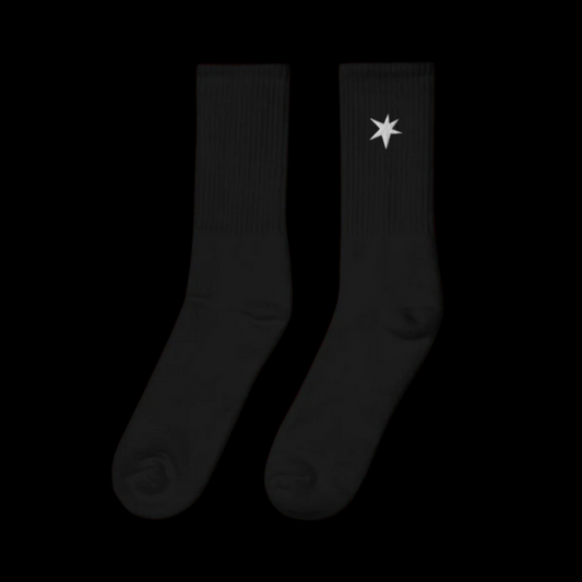 Star Socks - Black