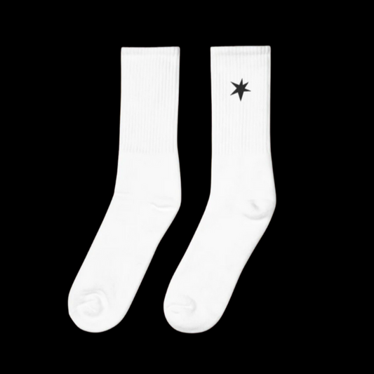 Star Socks - White